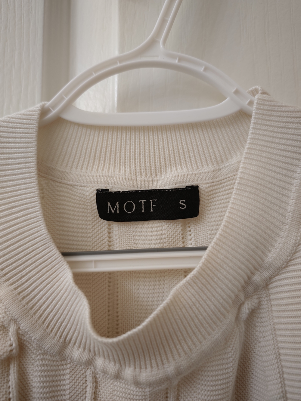 MOTF Cream Ribbed Knit Tank - Picture 6 of 6
